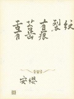 舌苔有裂纹舌边有齿痕