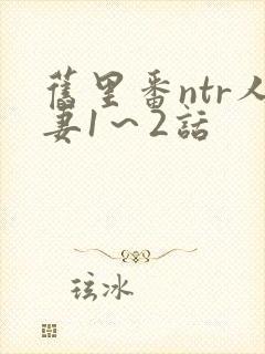 旧里番ntr人妻1～2话封面