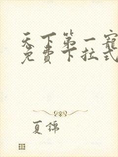 天下第一宠漫画免费下拉式六漫画封面