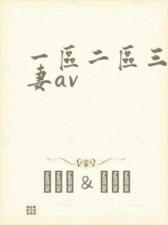 一区二区三区人妻av