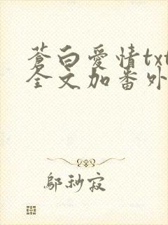 苍白爱情txt全文加番外