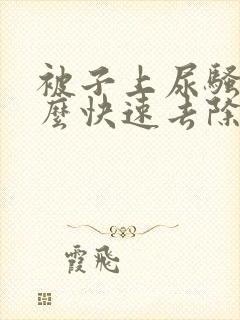 被子上尿骚味怎么快速去除