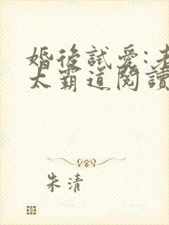 婚后试爱:老公太霸道阅读全文全文