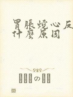 胃胀烧心反酸是什么原因