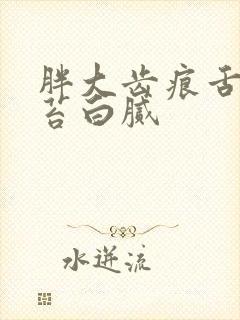 胖大齿痕舌 舌苔白腻