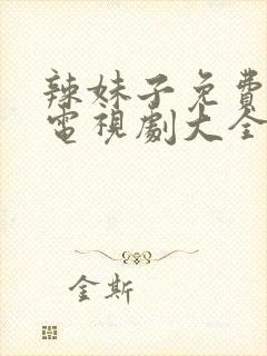 辣妹子免费播放电视剧大全封面