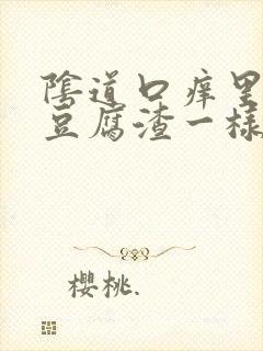 阴道口痒里面有豆腐渣一样的东西