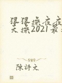 狠狠操夜夜操天天操2021最新版