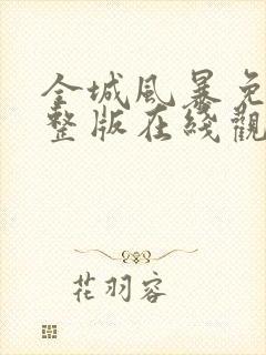 全城风暴免费完整版在线观看