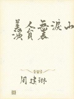 美人无泪山河恋演员表