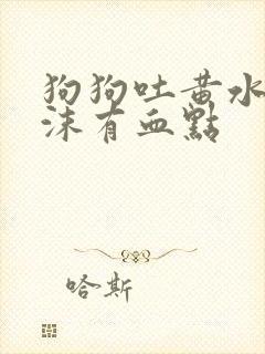 狗狗吐黄水带泡沫有血点