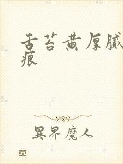 舌苔黄厚腻有齿痕