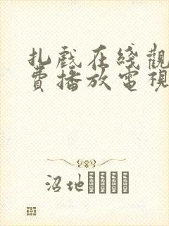 扎戏在线观看免费播放电视剧大全封面