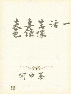 夫妻生活一级黄色录像