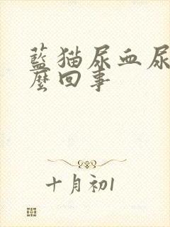 蓝猫尿血尿是怎么回事