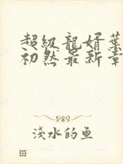 超级龙婿叶辰萧初然最新章节