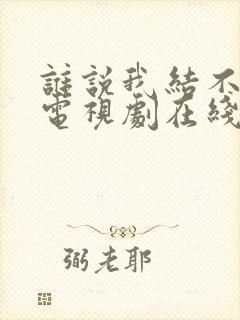 谁说我结不了婚电视剧在线观看