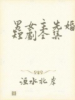 男女主先婚后爱短剧全集封面