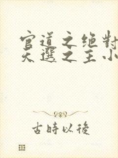 官道之绝对权力天选之主小说在那里更新封面