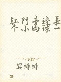 肛门旁边长了一个小肉球一碰就疼