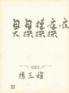 日日摸夜夜添天天操操操封面