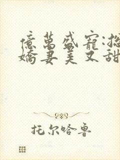 亿万盛宠:总裁娇妻美又甜封面