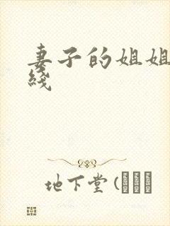 妻子的姐姐3在线