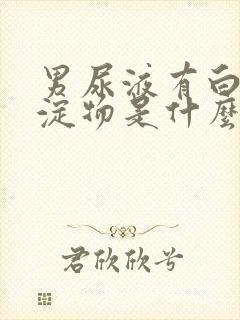 男尿液有白色沉淀物是什么原因引起的封面