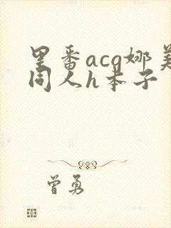 里番acg娜美同人h本子封面