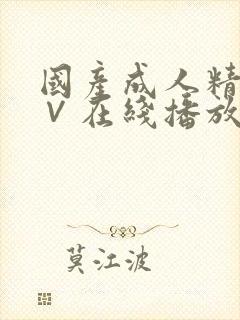 国产成人精品a∨在线播放