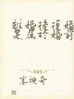 离婚后复婚财产是属于婚前财产吗封面