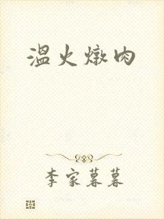 温火炖肉