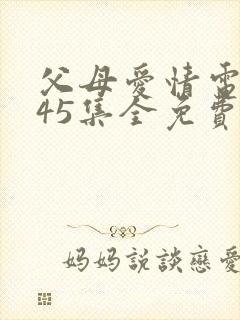 父母爱情电视剧45集全免费