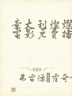 意大利灿烂人生电影免费播放封面