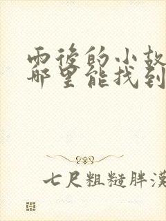 雨后的小故事在哪里能找到封面