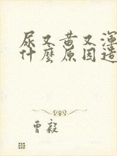 尿又黄又浑浊是什么原因造成的