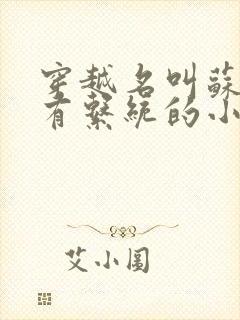 穿越名叫苏尘且有系统的小说