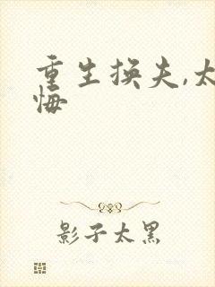 重生换夫,太子悔