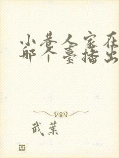 小巷人家在电视哪个台播出