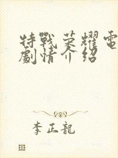 特战荣耀电视剧剧情介绍