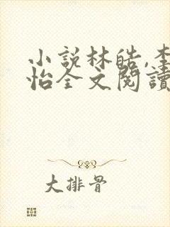 小说林皓,李静怡全文阅读