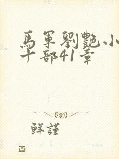 马军刘艳小说第十部41章