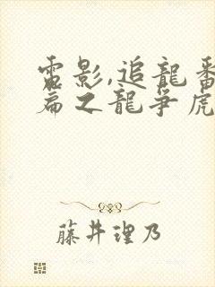 电影,追龙番外篇之龙争虎斗