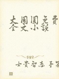 大团圆免费阅读全文小说