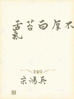 舌苔白厚不是湿气封面