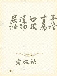 尿道口有青色分泌物因为啥封面