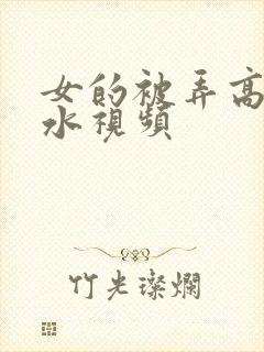 女的被弄高潮喷水视频