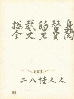 总裁的替身前妻全文免费阅读封面