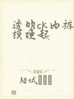 透明ck内裤男模硬起