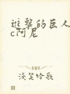 进击的巨人艾伦c阿尼封面